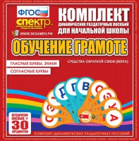 Динамические раздаточные пособия. Обучение грамоте (веера). Гласные буквы, знаки, согласные буквы. - fgospostavki.ru - Нижний Тагил