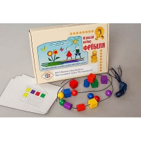 Игровой набор Фребеля "Бусы-шнуровка" (серия "Эксперимент") - fgospostavki.ru - Нижний Тагил