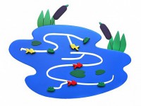 Сенсомоторное декоративно-развивающее панно "Река" - fgospostavki.ru - Нижний Тагил