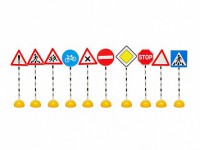 Комплект стоек с дорожными знаками № 1 - fgospostavki.ru - Нижний Тагил