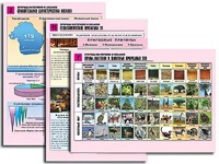 Комплект таблиц по географии "Природа материков и океанов" раздаточные (цветные, ламинированные, А4, 12 штук) - fgospostavki.ru - Нижний Тагил
