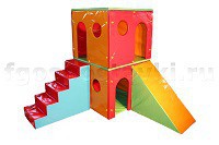 Домик игровой двухэтажный (комплект) - fgospostavki.ru - Нижний Тагил