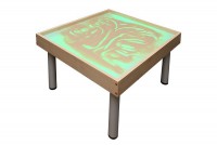 Столик на ножках для рисования песком "Радуга" с подсветкой RGB - fgospostavki.ru - Нижний Тагил