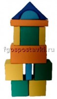 Мягкий модуль-конструктор "Городок" (12 элементов) - fgospostavki.ru - Нижний Тагил