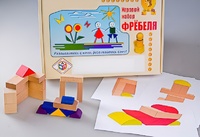 Игровой набор Фребеля "Конструктор деревянный без соединений-2" (Серия "Эксперимент") - fgospostavki.ru - Нижний Тагил