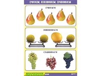 Таблица демонстрационная "Считаем, взвешиваем, сравниваем" (винил 70x100) - fgospostavki.ru - Нижний Тагил