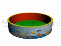 Сухой бассейн круглый с шелкографией - fgospostavki.ru - Нижний Тагил