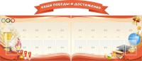 Стенд "Наши победы и достижения" (резной стенд из 3-х частей) - fgospostavki.ru - Нижний Тагил