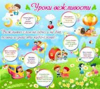 Стенд "Уроки вежливости" - fgospostavki.ru - Нижний Тагил