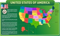 Стенд "United States Of America" - fgospostavki.ru - Нижний Тагил