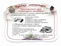 Стенд резной "Характеристика героя литературного произведения" - fgospostavki.ru - Нижний Тагил