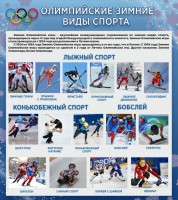 Стенд "Олимпийские зимние виды спорта" - fgospostavki.ru - Нижний Тагил
