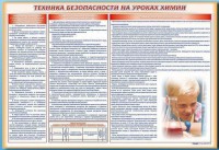 Стенд-уголок "Техника безопасности на уроках химии" - fgospostavki.ru - Нижний Тагил