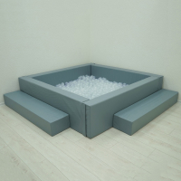 Сухой бассейн с шариками и RGB-подсветкой 190х190 см - fgospostavki.ru - Нижний Тагил