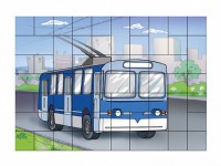 Магнитный пазл "Троллейбус" - fgospostavki.ru - Нижний Тагил