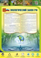 Стенд "Экологический закон РФ" - fgospostavki.ru - Нижний Тагил