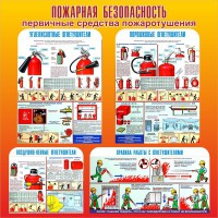 Стенд "Пожарная безопасность" Вариант 2 - fgospostavki.ru - Нижний Тагил
