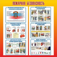 Стенд "Пожарная безопасность" Вариант 4 - fgospostavki.ru - Нижний Тагил