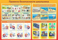 Стенд "Правила безопасности школьника" - fgospostavki.ru - Нижний Тагил