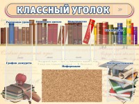 Стенд "Классный уголок" (с пробковым покрытием) - fgospostavki.ru - Нижний Тагил