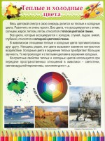 Стенд "Теплые и холодные цвета" - fgospostavki.ru - Нижний Тагил