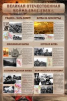 Стенд "Великая Отечественная война" (битвы) - fgospostavki.ru - Нижний Тагил