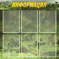 Стенд "Информация" Вариант 5 - fgospostavki.ru - Нижний Тагил