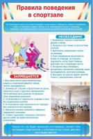 Стенд "Правила поведения в спортзале №1" - fgospostavki.ru - Нижний Тагил