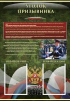 Стенд "Уголок призывника" - fgospostavki.ru - Нижний Тагил