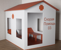 Игровой домик «Скорая помощь» - fgospostavki.ru - Нижний Тагил
