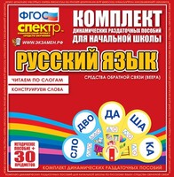 Динамические раздаточные пособия. Русский язык (веера). Читаем по слогам (слоги из двух букв). Конструируем слова (слоги из двух и трех букв). - fgospostavki.ru - Нижний Тагил