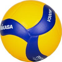 Мяч волейбольный Mikasa V300W (размер 5, синтетическая кожа, профессиональный) - fgospostavki.ru - Нижний Тагил