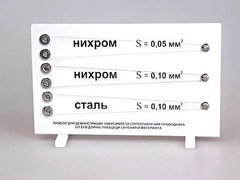 Прибор для демонстрации зависимости сопротивления проводника от его длины, сечения и материала - fgospostavki.ru - Нижний Тагил