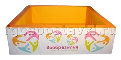 Бассейн "Вообразилия" квадратный с шелкографией - fgospostavki.ru - Нижний Тагил