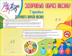 Стенд "Здоровый образ жизни" - fgospostavki.ru - Нижний Тагил