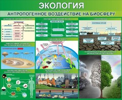 Стенд "Экология. Антропогенное воздействие на биосферу" - fgospostavki.ru - Нижний Тагил