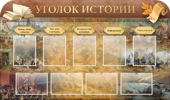 Стенд "Уголок истории" - fgospostavki.ru - Нижний Тагил