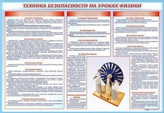 Стенд-уголок "Техника безопасности на уроках физики" - fgospostavki.ru - Нижний Тагил