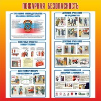 Стенд "Пожарная безопасность" Вариант 4 - fgospostavki.ru - Нижний Тагил