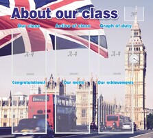 Стенд "About our class" - fgospostavki.ru - Нижний Тагил