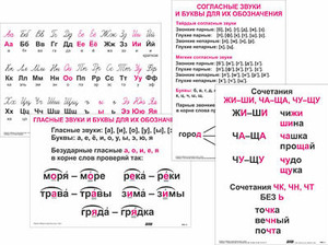 Опорные таблицы по русскому языку 1 класс - fgospostavki.ru - Нижний Тагил