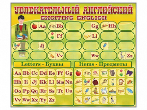 Комплект оборудования "Английский алфавит" с комплектом тематических магнитов - fgospostavki.ru - Нижний Тагил