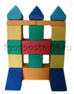 Мягкий модуль-конструктор "Башня" (17 элементов) - fgospostavki.ru - Нижний Тагил