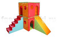 Домик игровой двухэтажный (комплект) - fgospostavki.ru - Нижний Тагил