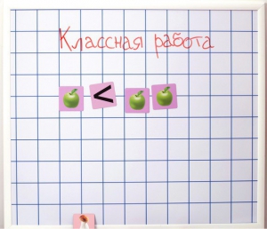 Магнитно-маркерная доска "Клетка" (86 см х 75 см) - fgospostavki.ru - Нижний Тагил