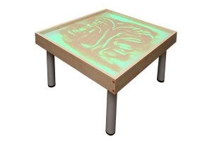Столик на ножках для рисования песком "Радуга" с подсветкой RGB - fgospostavki.ru - Нижний Тагил