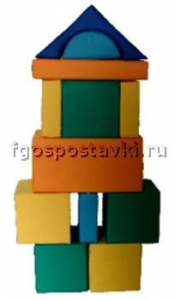Мягкий модуль-конструктор "Городок" (12 элементов) - fgospostavki.ru - Нижний Тагил