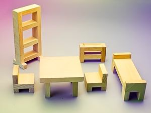 Игровой набор Фребеля "Мебель для кукольного домика" - fgospostavki.ru - Нижний Тагил