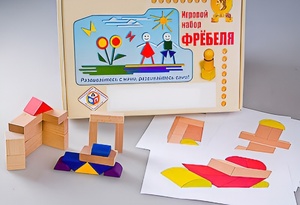 Игровой набор Фребеля "Конструктор деревянный без соединений-2" (Серия "Эксперимент") - fgospostavki.ru - Нижний Тагил