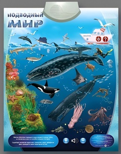 Озвученный плакат "Подводный мир" - fgospostavki.ru - Нижний Тагил